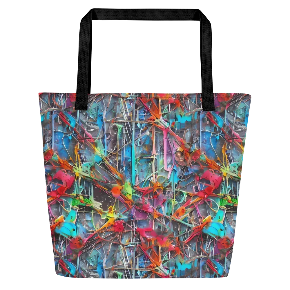 Junkyard Jewel on Large Tote Bag W/ Pocket — Front