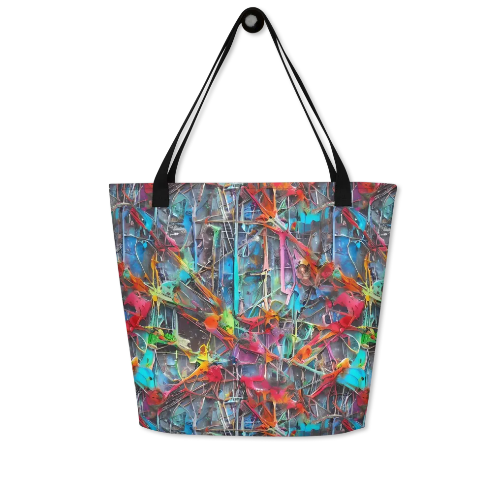Junkyard Jewel on Large Tote Bag W/ Pocket — Front