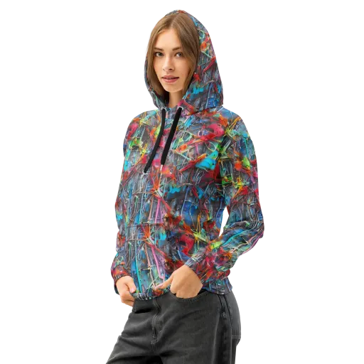 Junkyard Jewel on a Cotton Hoodie