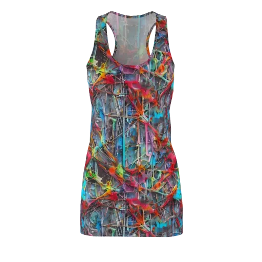Junkyard Jewel on a Racerback Dress