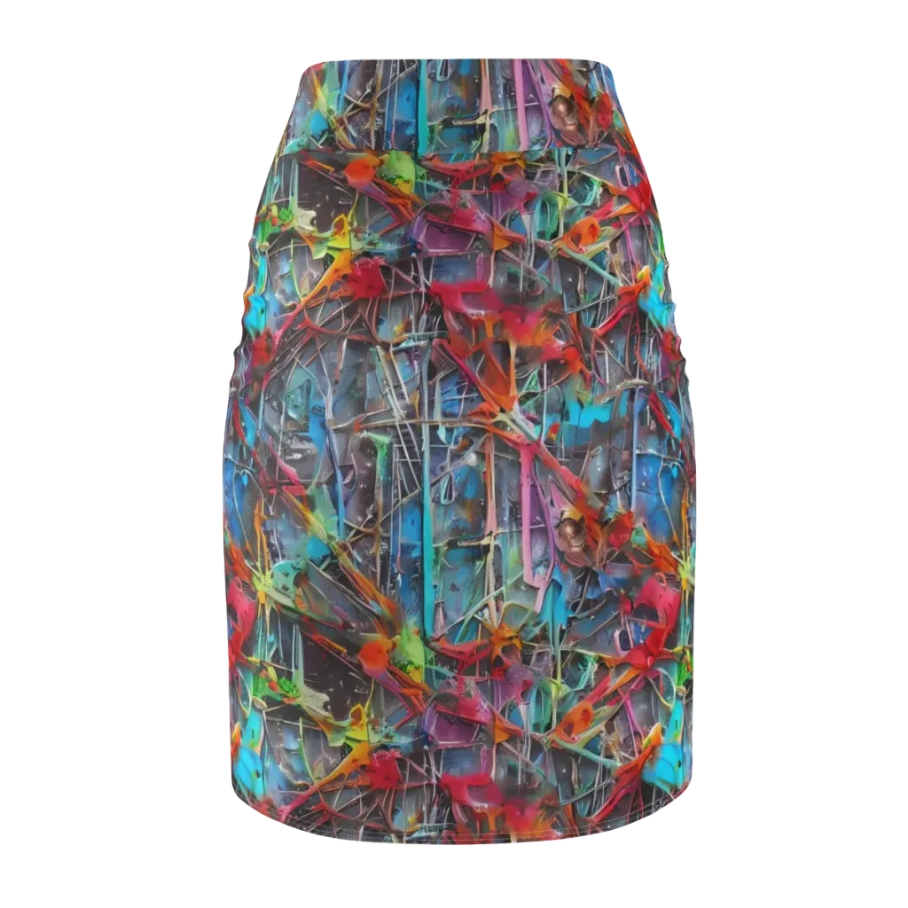 Junkyard Jewel on Pencil Skirt — Back