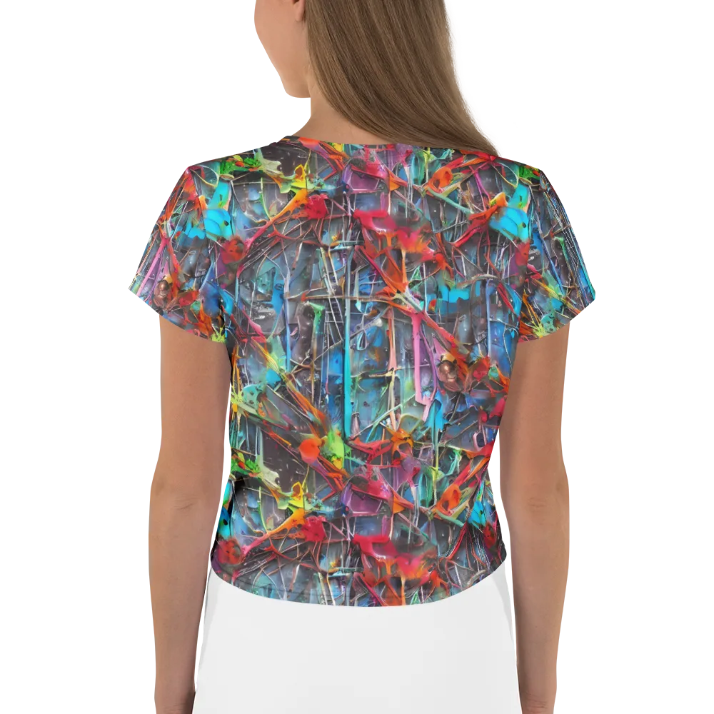 Junkyard Jewel on Crop Tee — Back