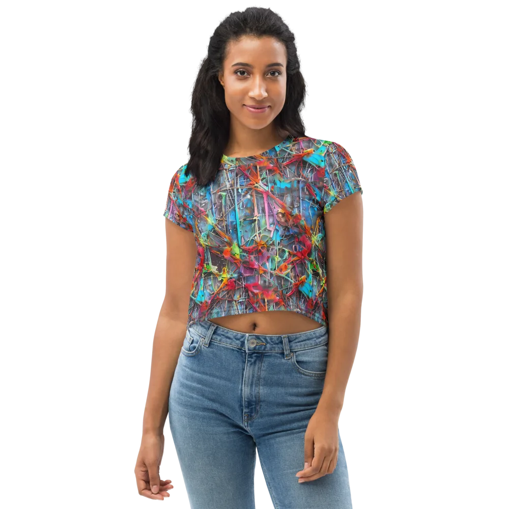 Junkyard Jewel on Crop Tee — Front