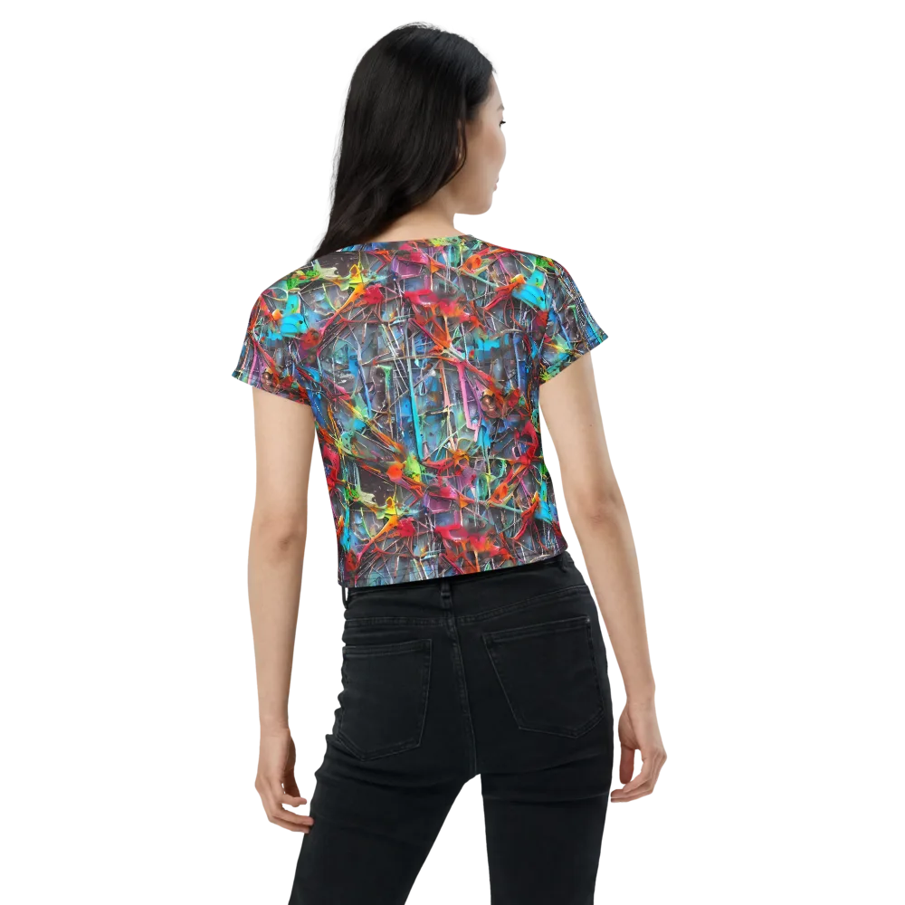 Junkyard Jewel on Crop Tee — Back
