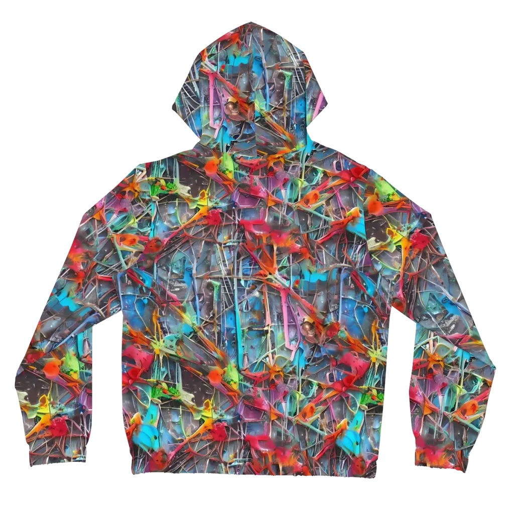 Junkyard Jewel on Women's Full-Zip Hoodie — Back