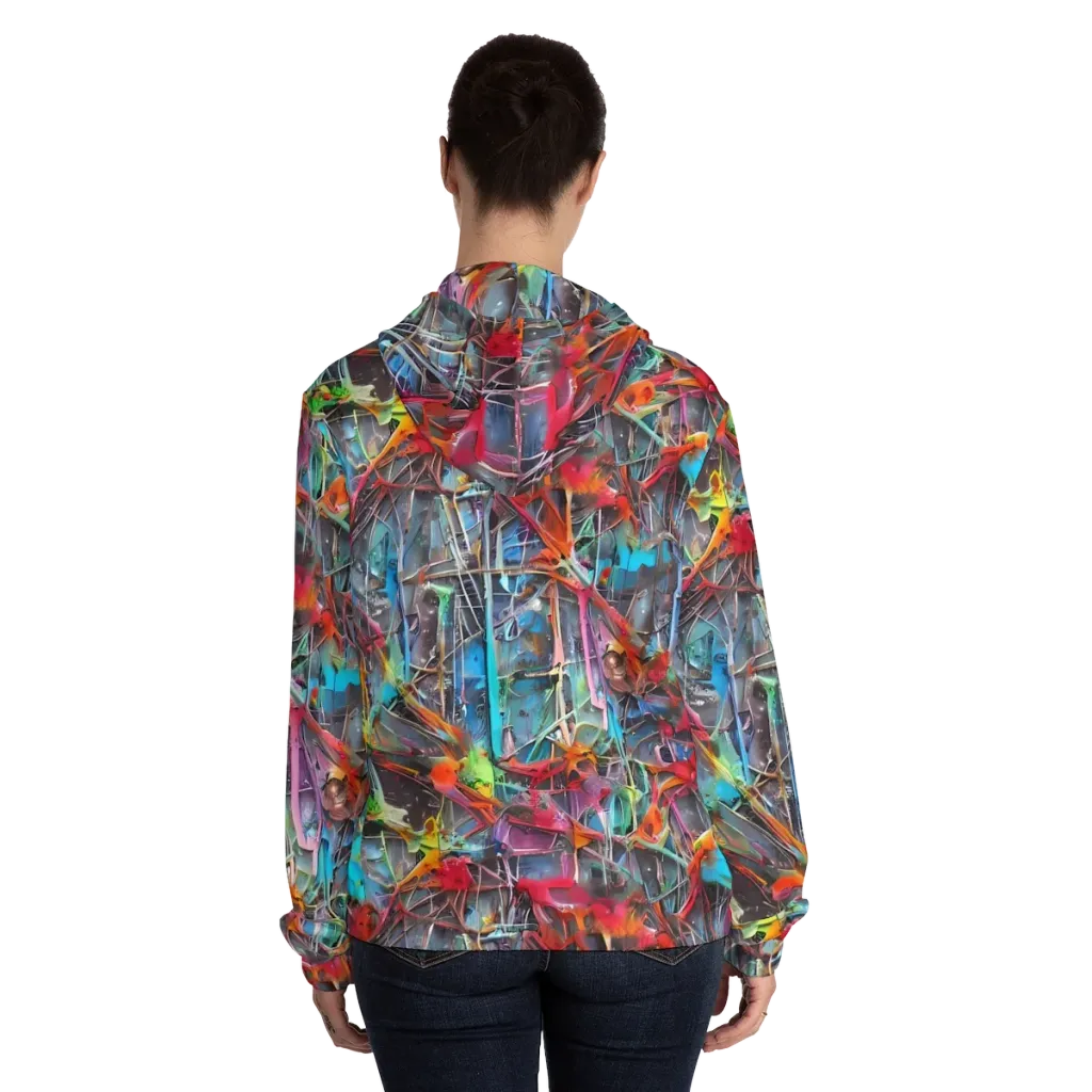 Junkyard Jewel on Women's Full-Zip Hoodie — Back On Person