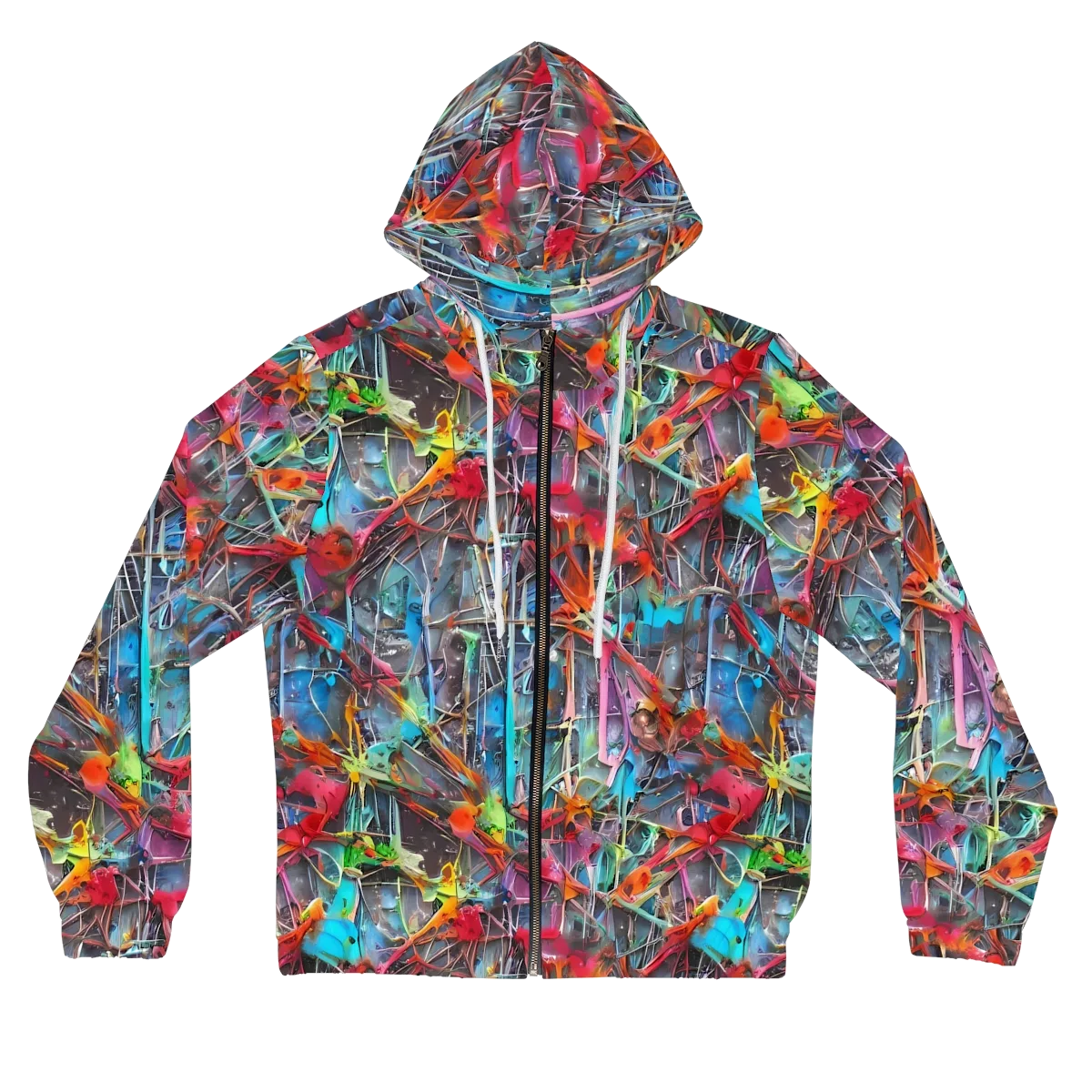 Junkyard Jewel on Women's Full-Zip Hoodie — Front