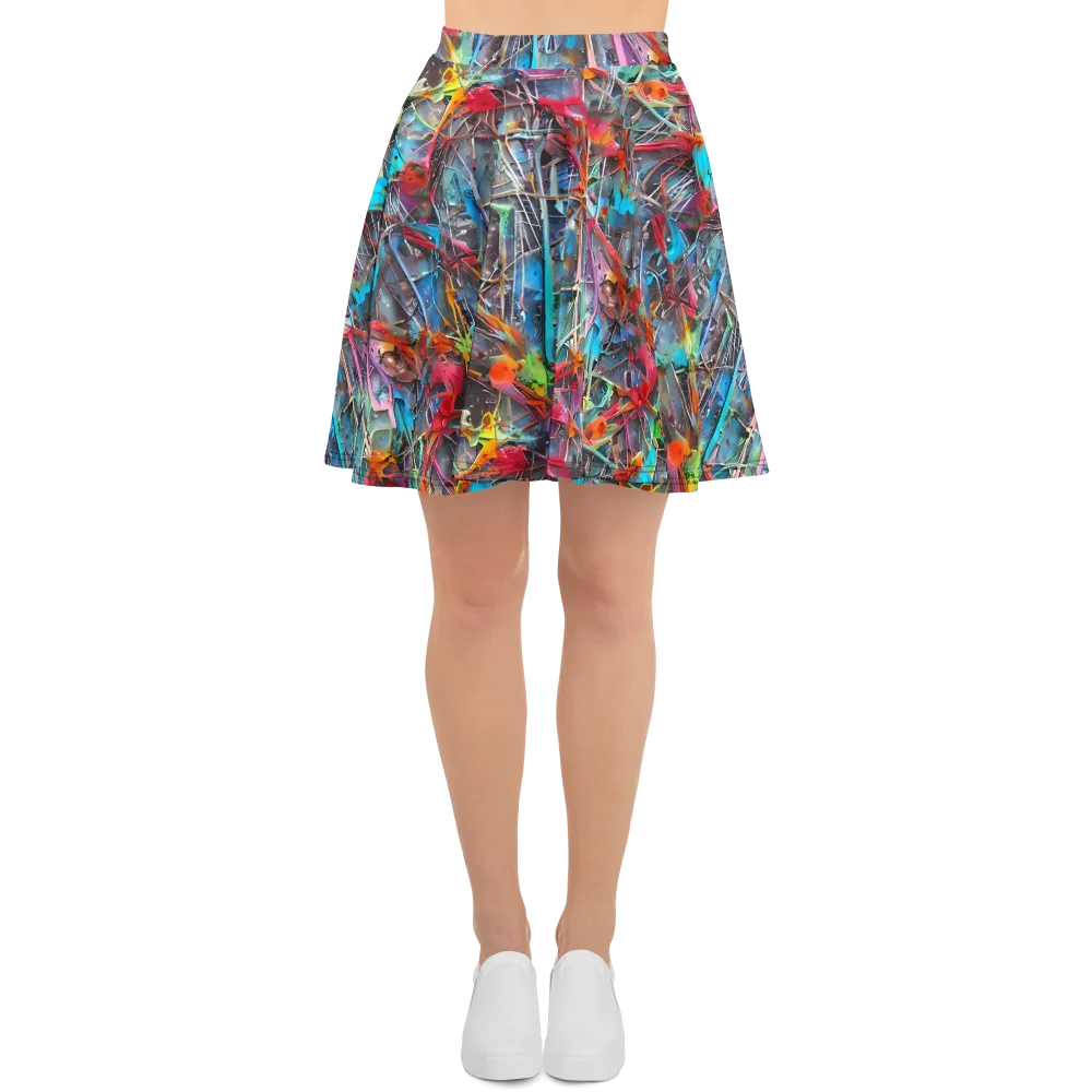 Junkyard Jewel on Skater Skirt — Front