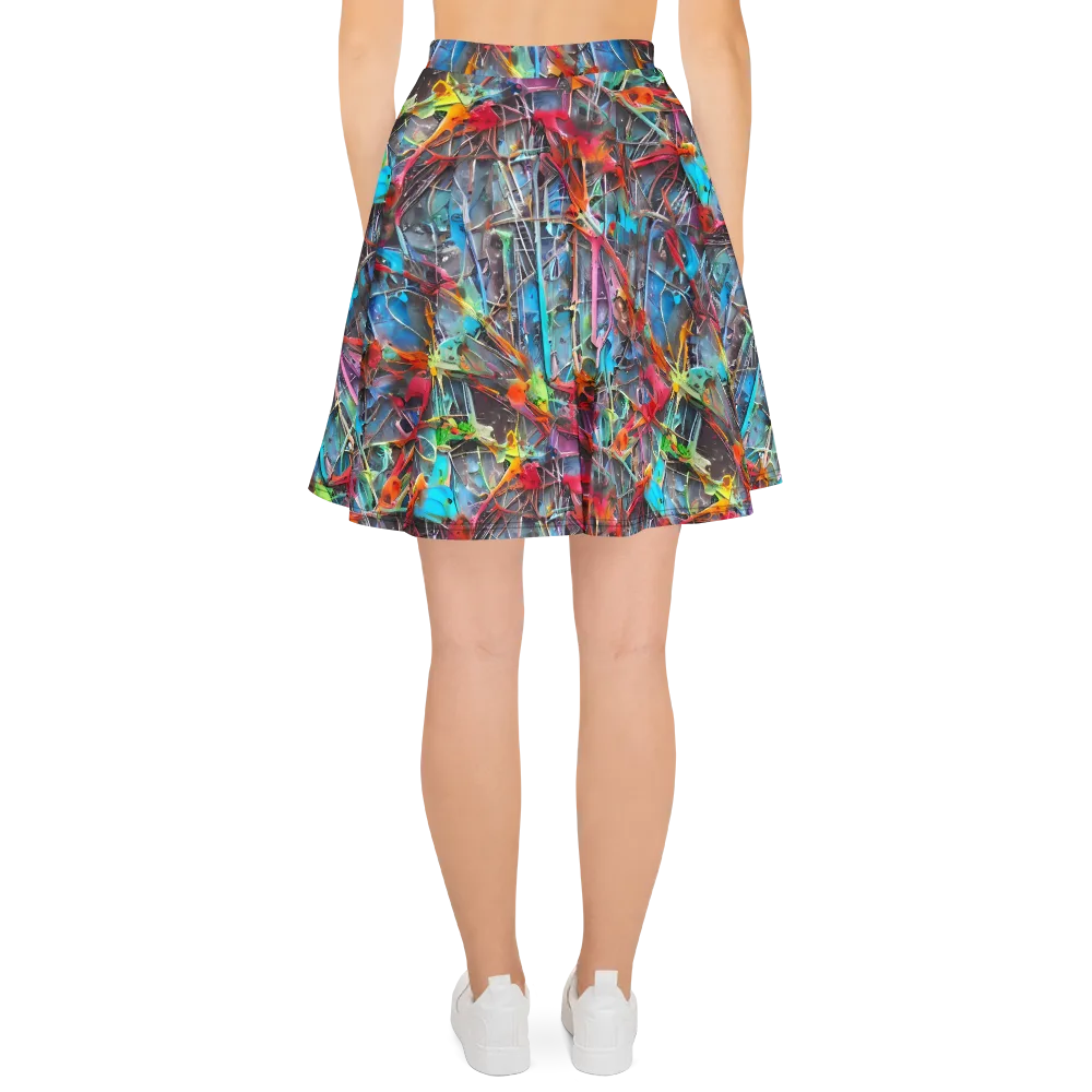 Junkyard Jewel on Skater Skirt — Back