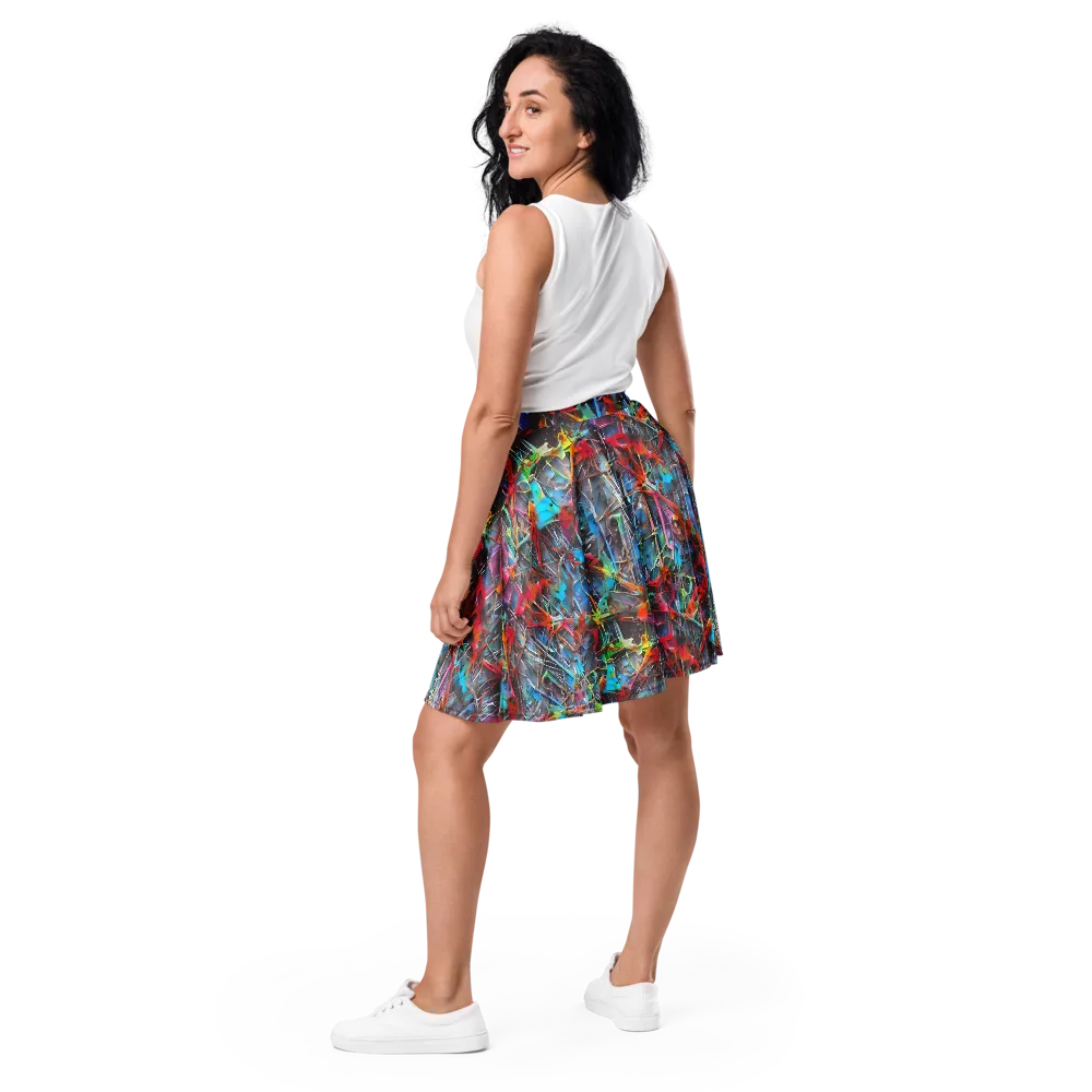 Junkyard Jewel on Skater Skirt — Back
