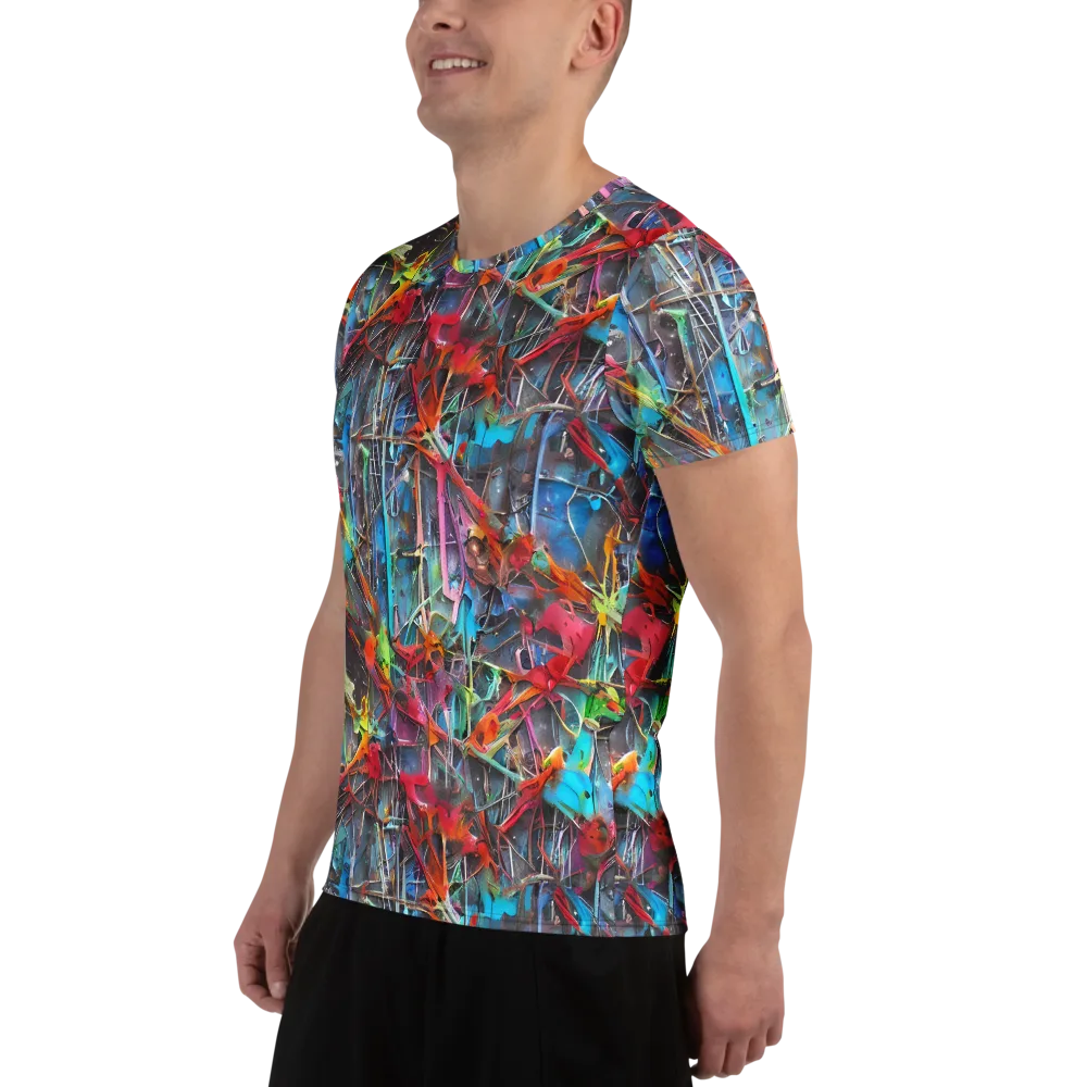Junkyard Jewel on Men's Athletic T-Shirt — Left