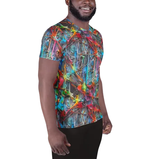 Junkyard Jewel on a Men's Athletic T-Shirt