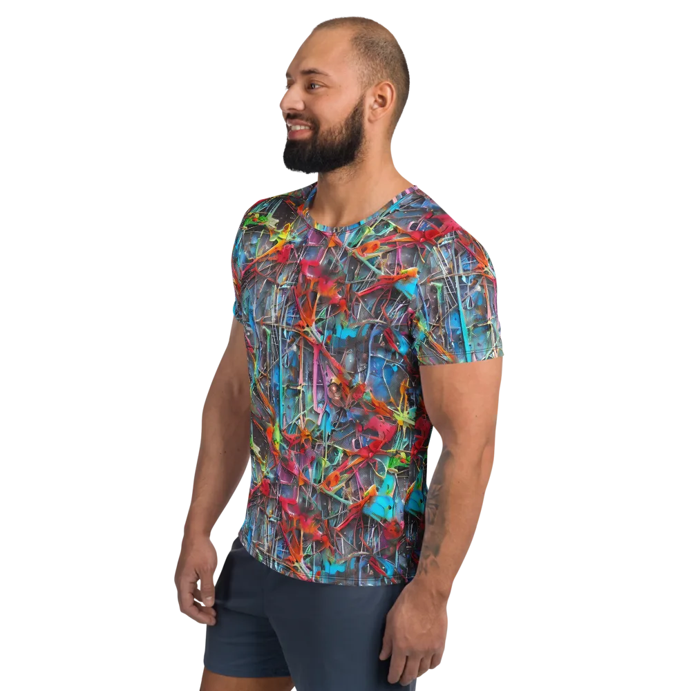 Junkyard Jewel on Men's Athletic T-Shirt — Left