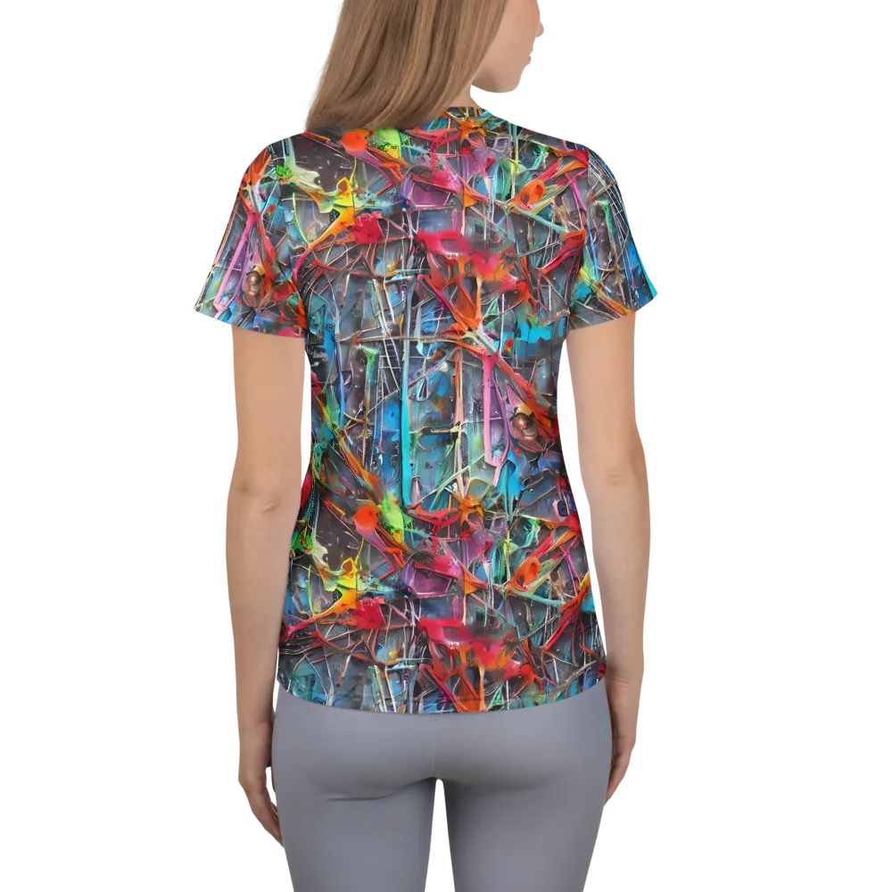 Junkyard Jewel on Women's Athletic T-Shirt — Back