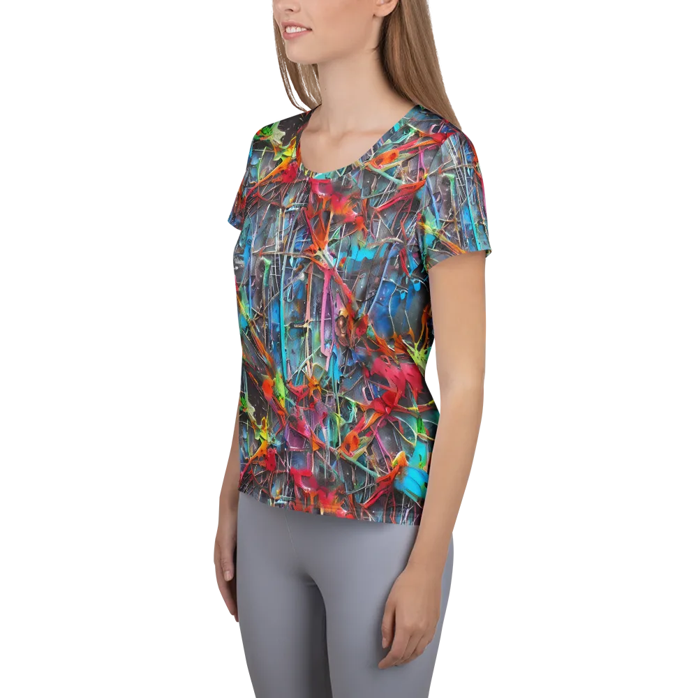 Junkyard Jewel on Women's Athletic T-Shirt — Left