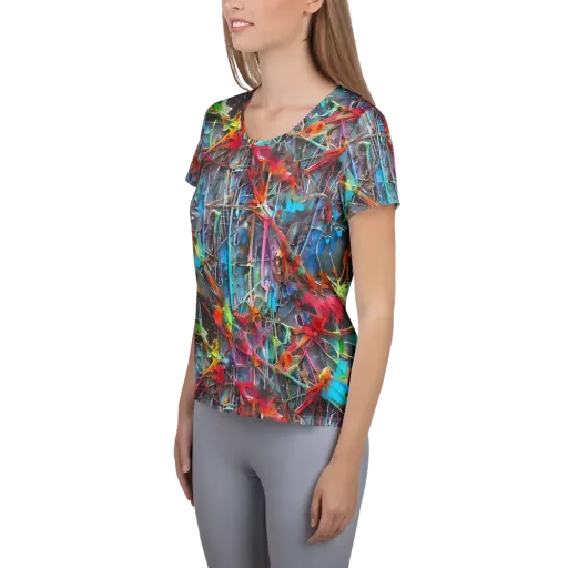 Junkyard Jewel on a Women's Athletic T-Shirt