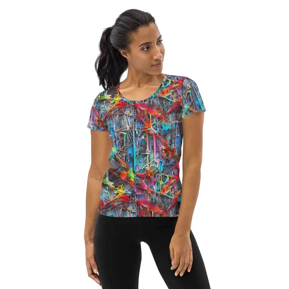Junkyard Jewel on Women's Athletic T-Shirt — Front
