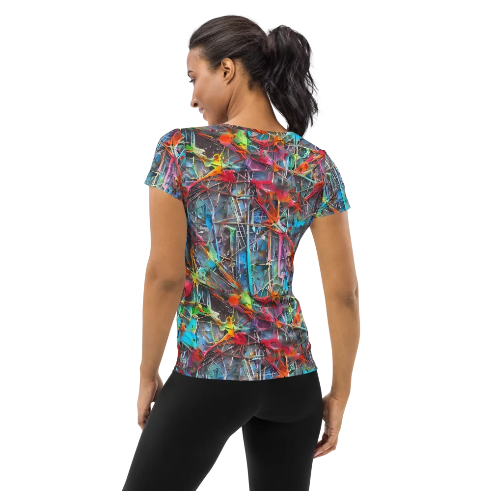 Junkyard Jewel on Women's Athletic T-Shirt — Back