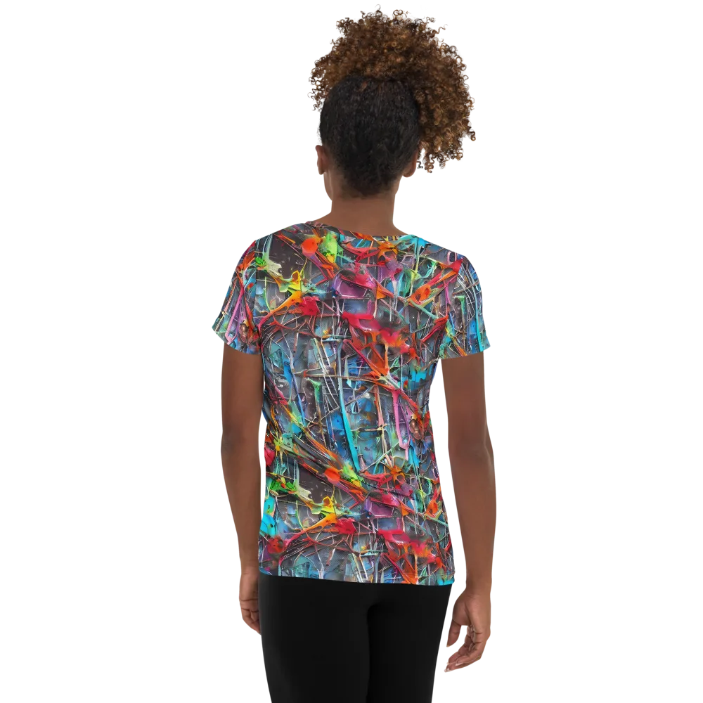 Junkyard Jewel on Women's Athletic T-Shirt — Back