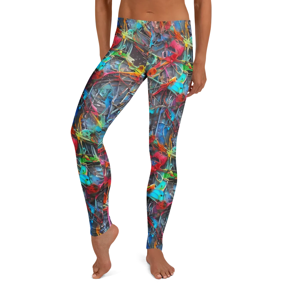 Junkyard Jewel on Leggings — Front