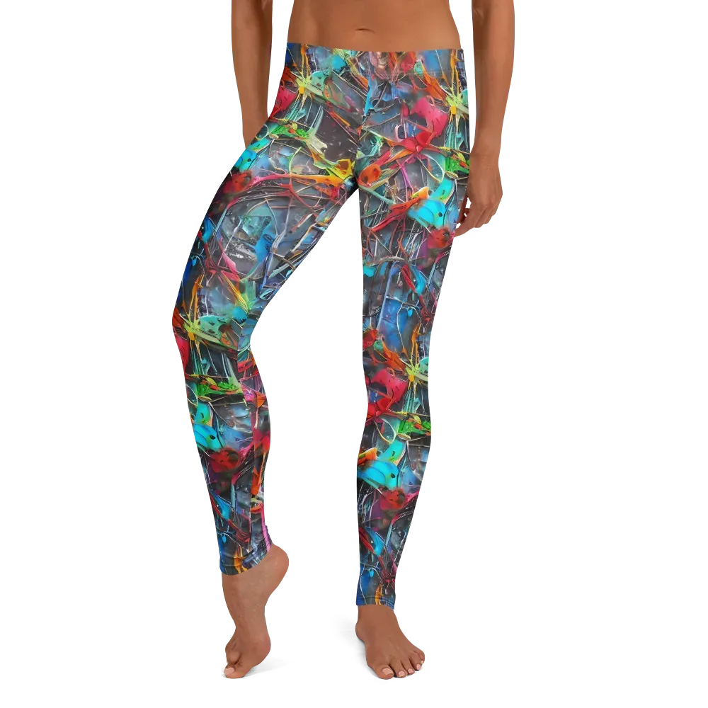 Junkyard Jewel on Leggings — Front