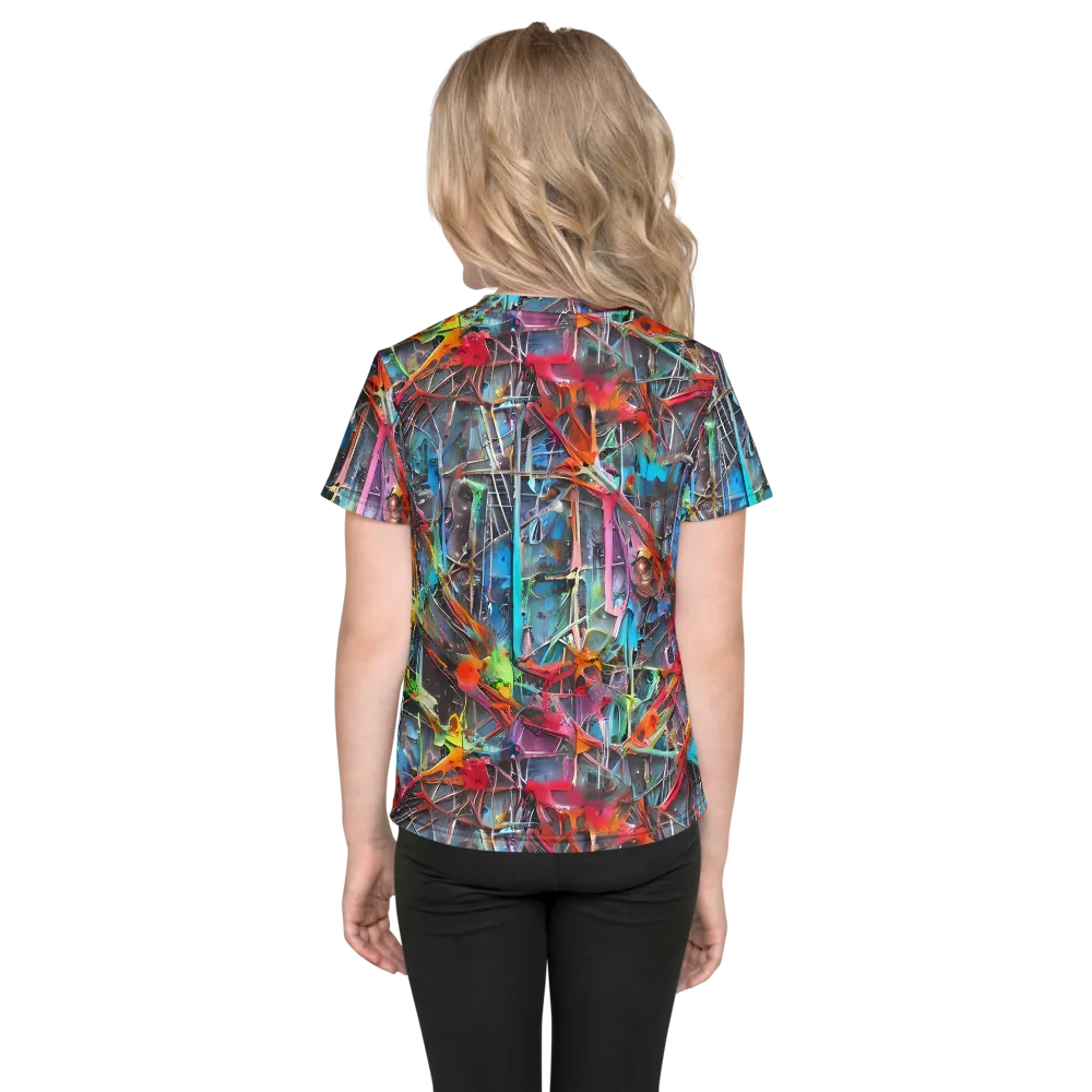 Junkyard Jewel on Kids Crew Neck T-Shirt — Back