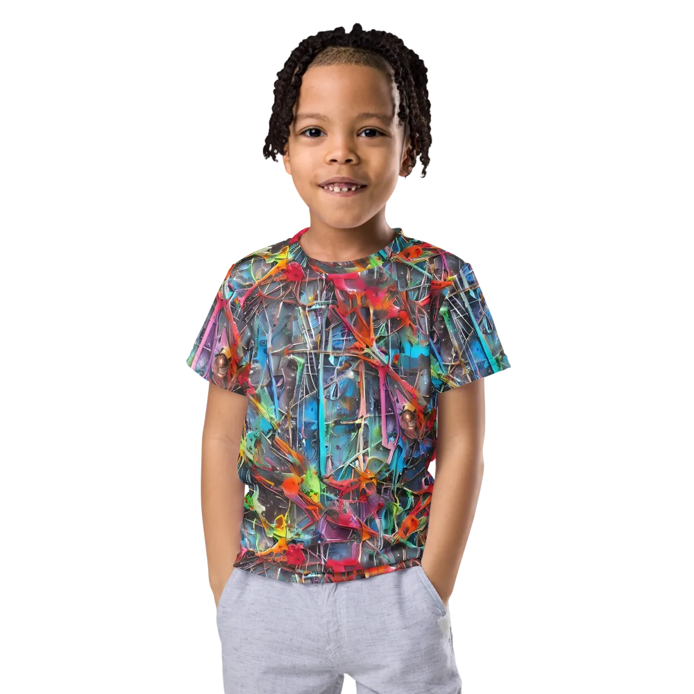 Junkyard Jewel on Kids Crew Neck T-Shirt — Front