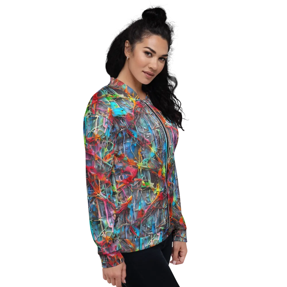Junkyard Jewel on Bomber Jacket — Right