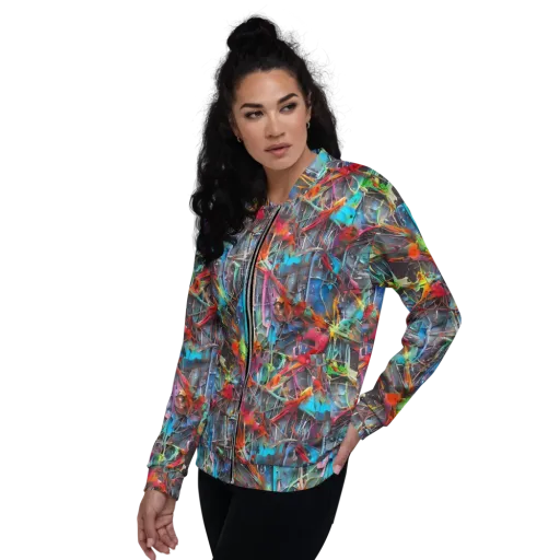 Junkyard Jewel on a Bomber Jacket