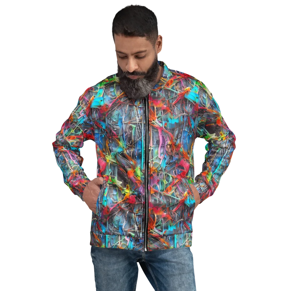 Junkyard Jewel on Bomber Jacket — Front