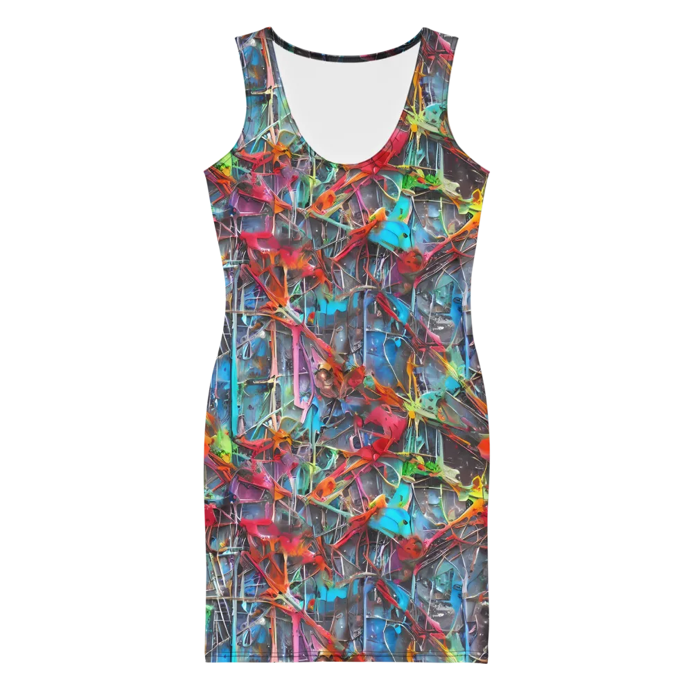 Junkyard Jewel on Bodycon Dress — Front