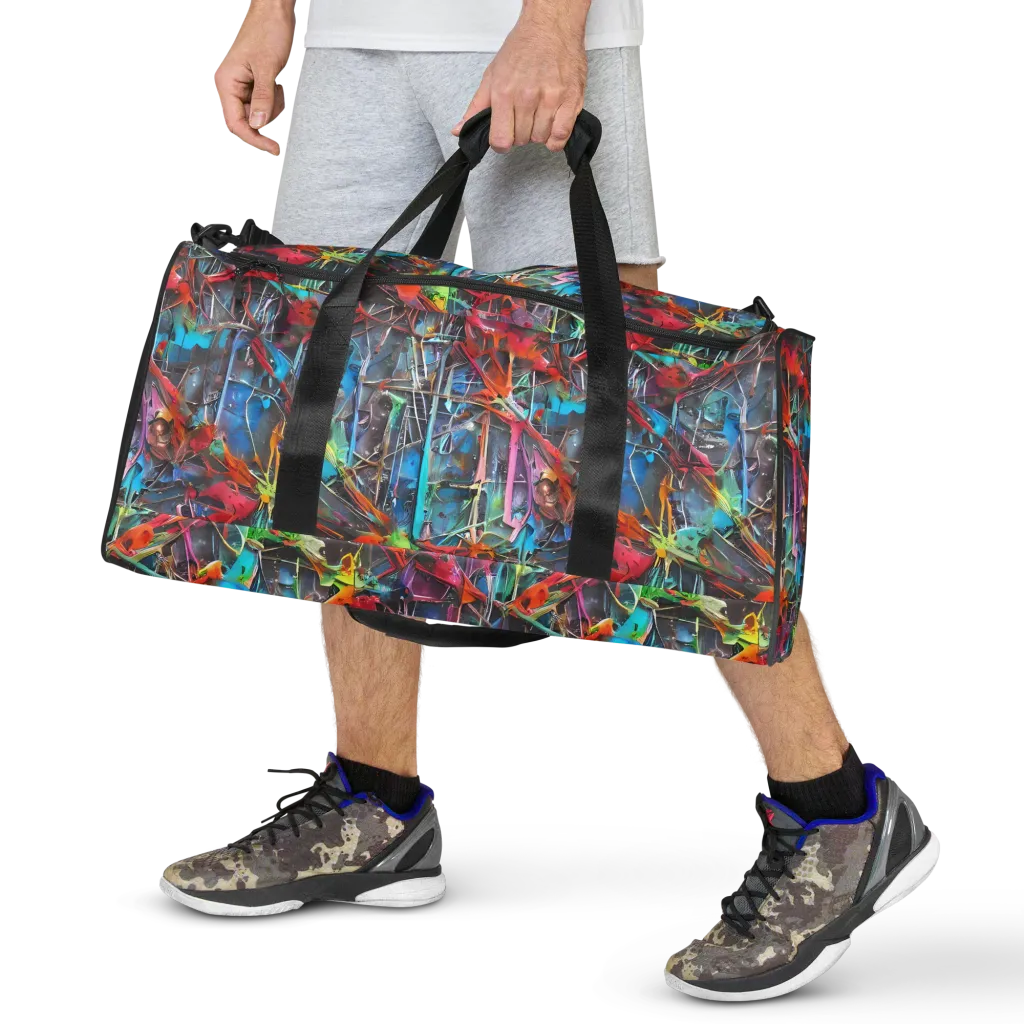 Junkyard Jewel on Duffle Bag — Front