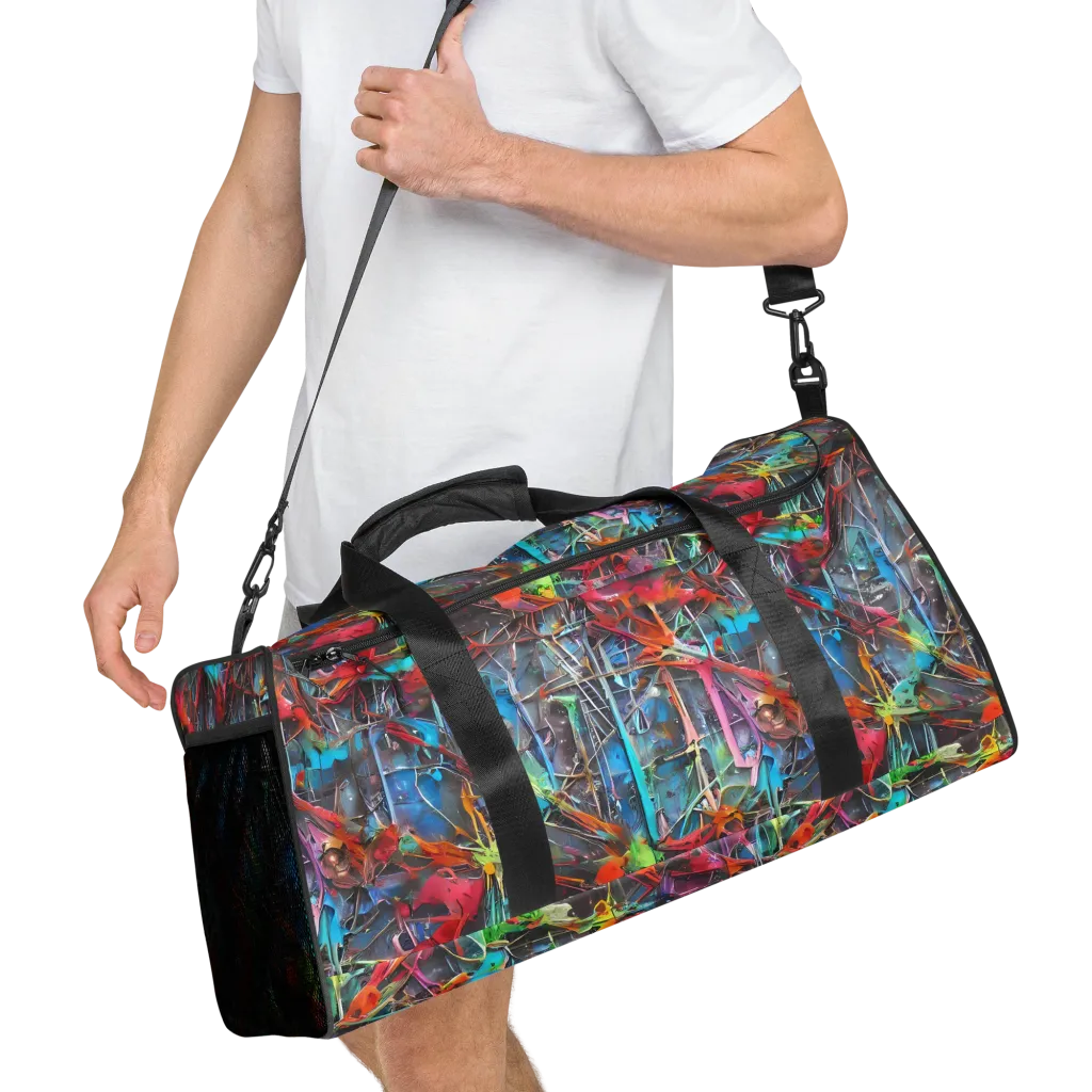 Junkyard Jewel on Duffle Bag — Right Front