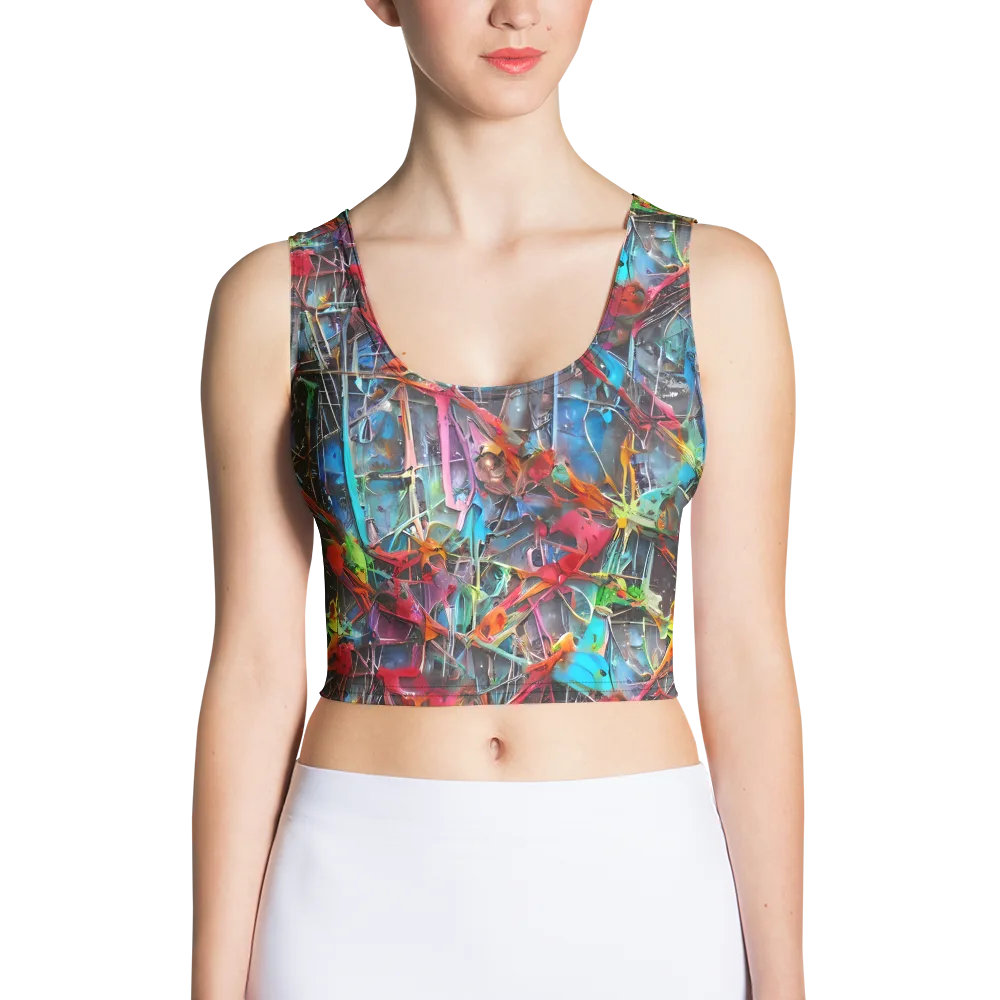 Junkyard Jewel on Crop Top — Front