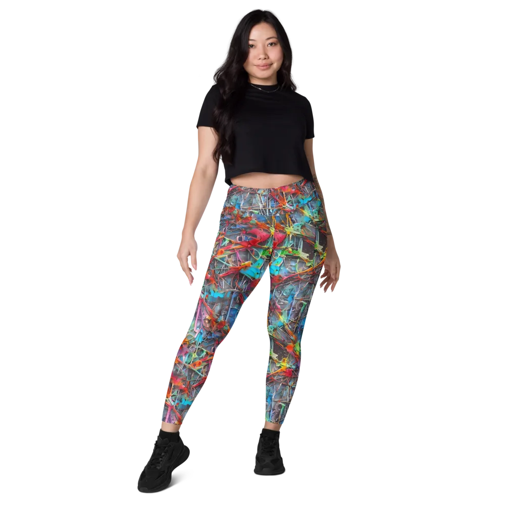 Junkyard Jewel on Leggings with Pockets — Front