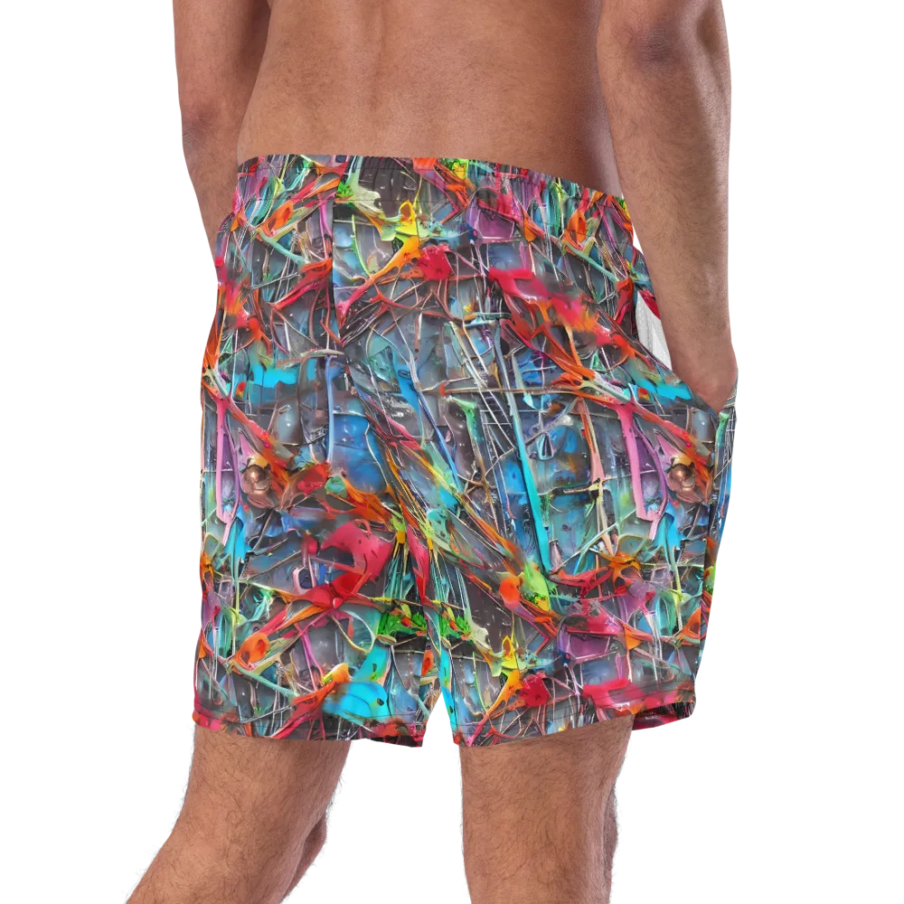 Junkyard Jewel on Swim Trunks — Right Back