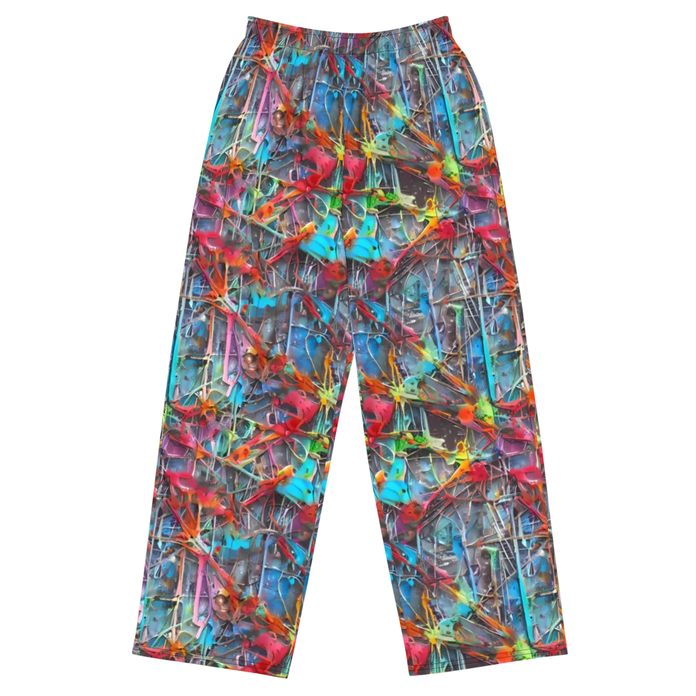 Junkyard Jewel on Wide-Leg Pants — Front
