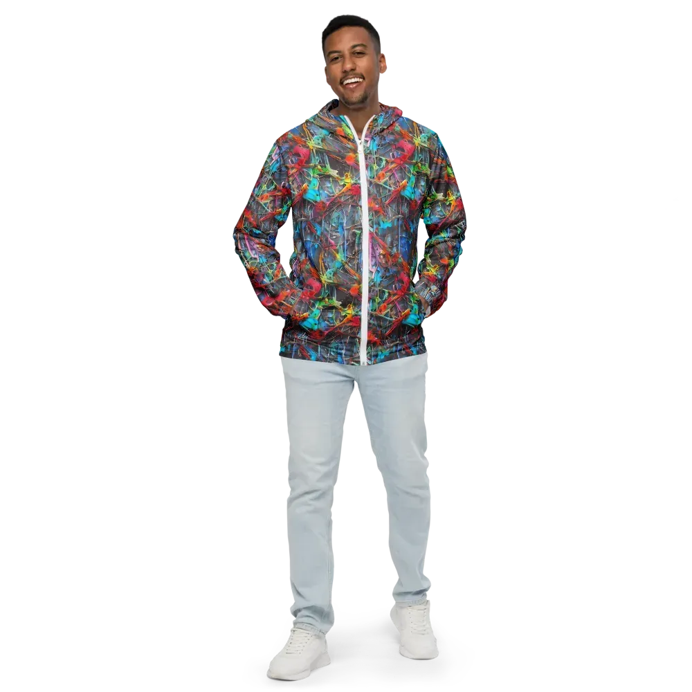 Junkyard Jewel on Men's Windbreaker — Front