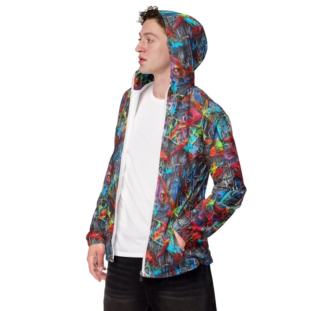 Junkyard Jewel on Men's Windbreaker — Left Front