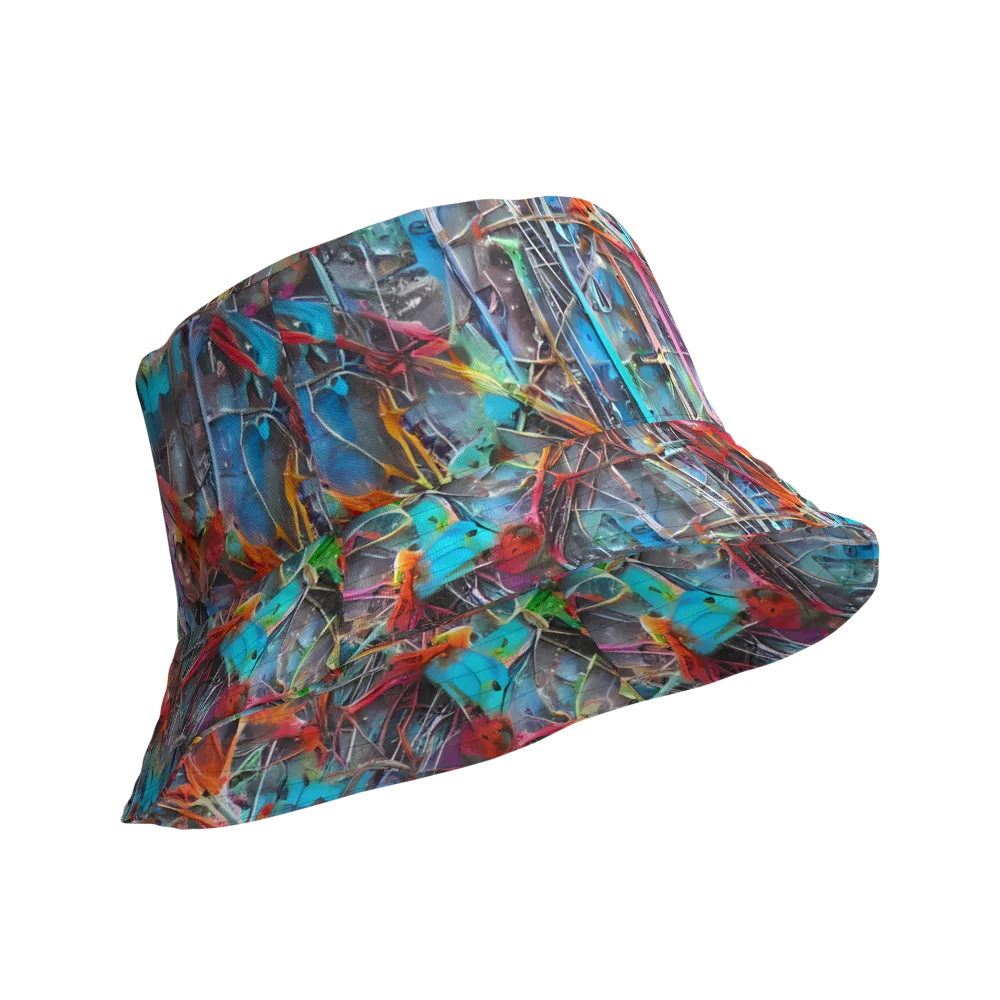 Junkyard Jewel on Reversible Bucket Hat — Product details Outside