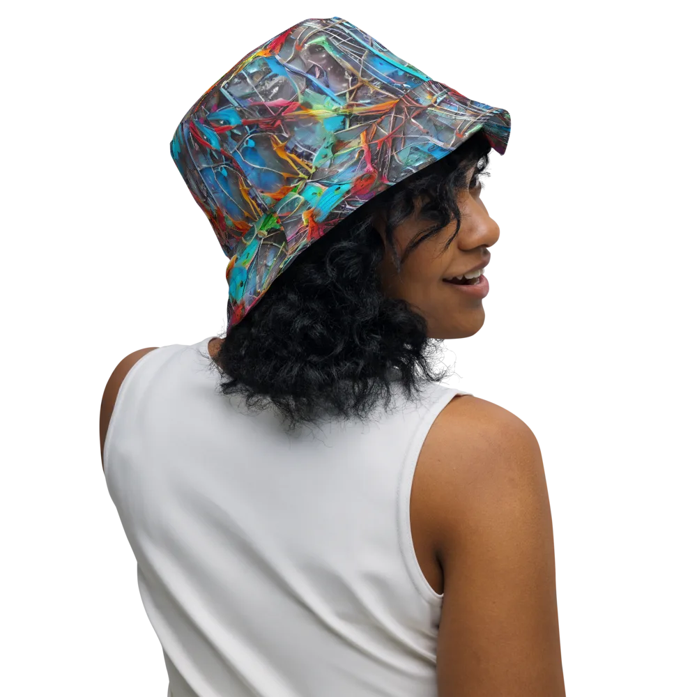 Junkyard Jewel on Reversible Bucket Hat — Right Outside