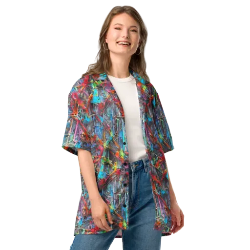 Junkyard Jewel on a Button Shirt