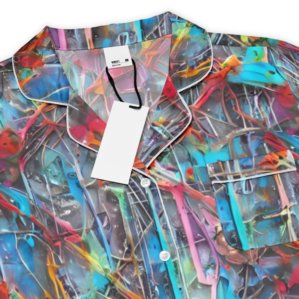 Junkyard Jewel on Women's Short Sleeve Pajama Top — Product details
