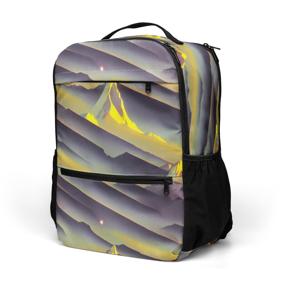 Surreal Summit on Utility Backpack — Left Front