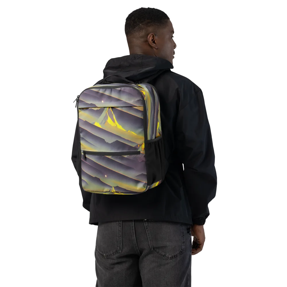 Surreal Summit on Utility Backpack — Back