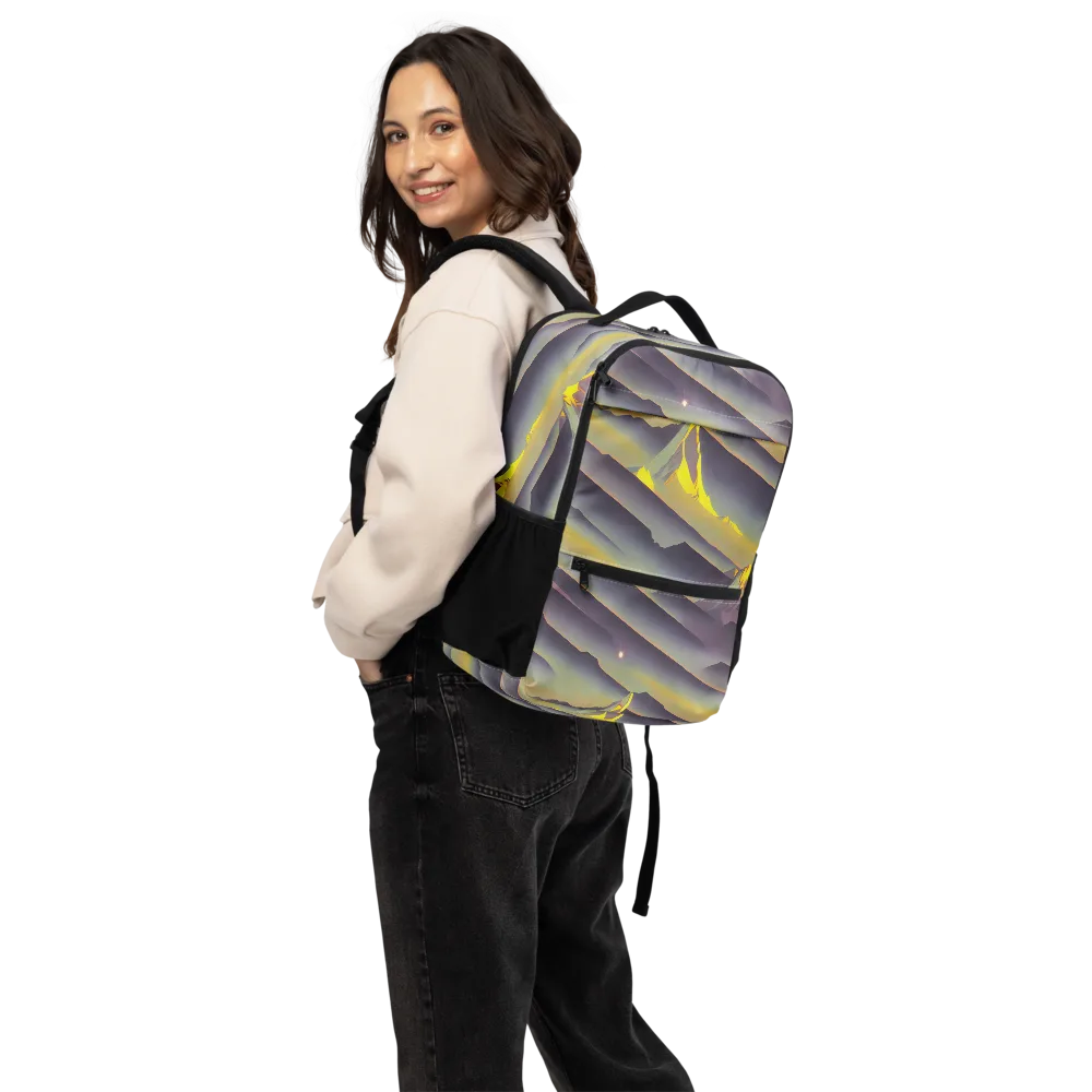 Surreal Summit on Utility Backpack — Back