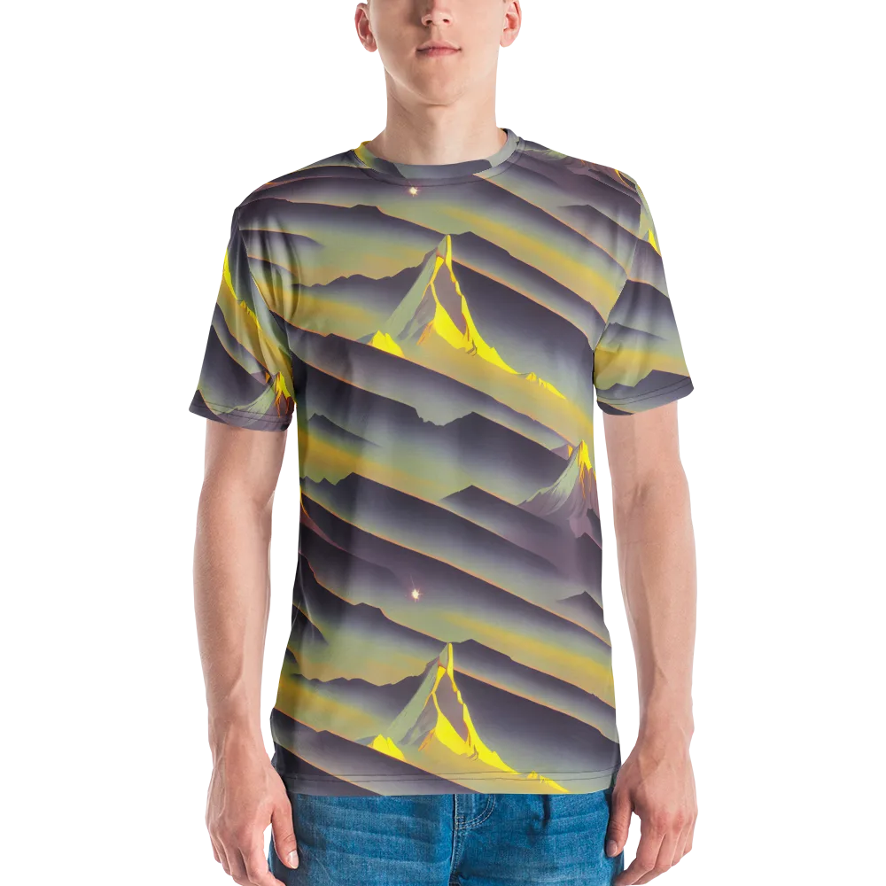Surreal Summit on Men's Crew Neck T-Shirt — Front