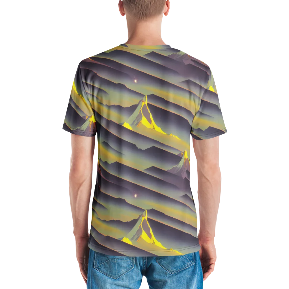 Surreal Summit on Men's Crew Neck T-Shirt — Back