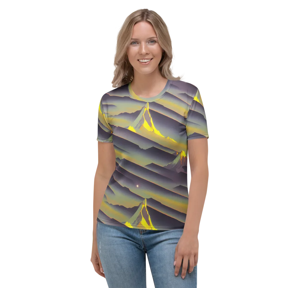 Surreal Summit on Women's Crew Neck T-Shirt — Front