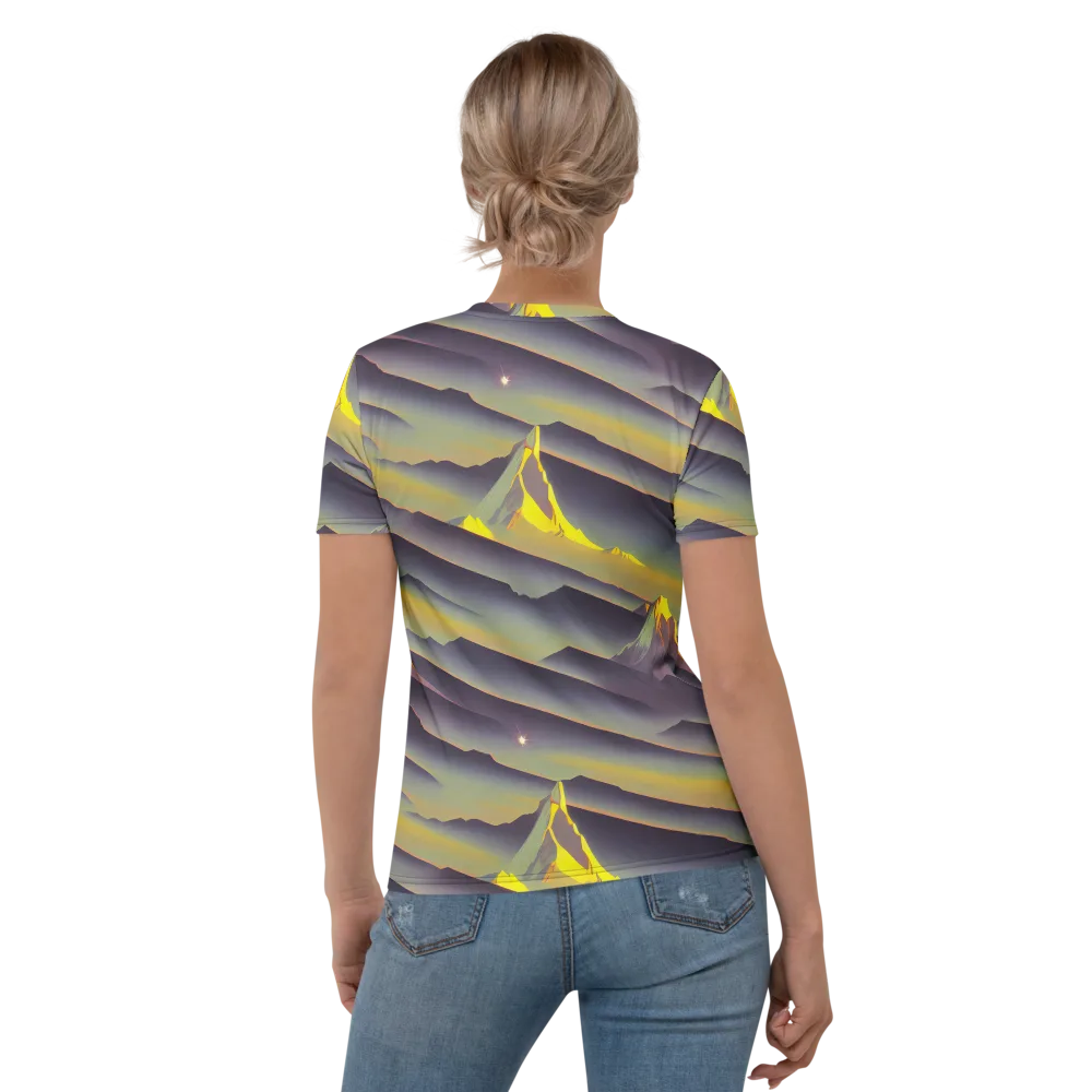 Surreal Summit on Women's Crew Neck T-Shirt — Back